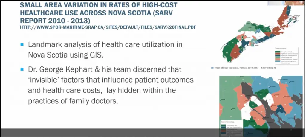 Slide presentation from 'Mapping out Canada's Digital Public Health Future.' Presented by Dr. Ajantha Jayabarathan. Source: Esri Canada