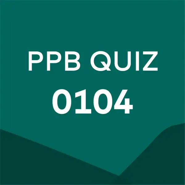 Product card for professional practice brief quiz 0104