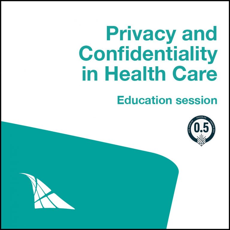 0127 Privacy And Confidentiality In Health Care – CHIMA