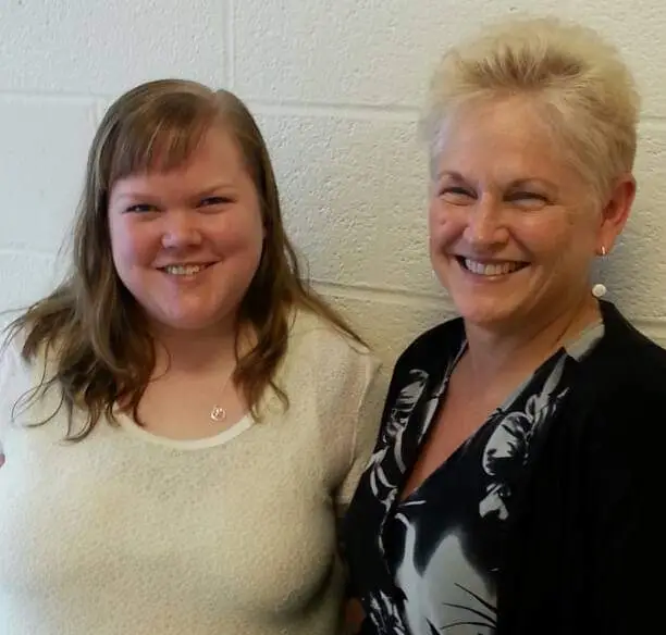 A photo of Crystal Kearley (left) and Darlene MacEachern (right)