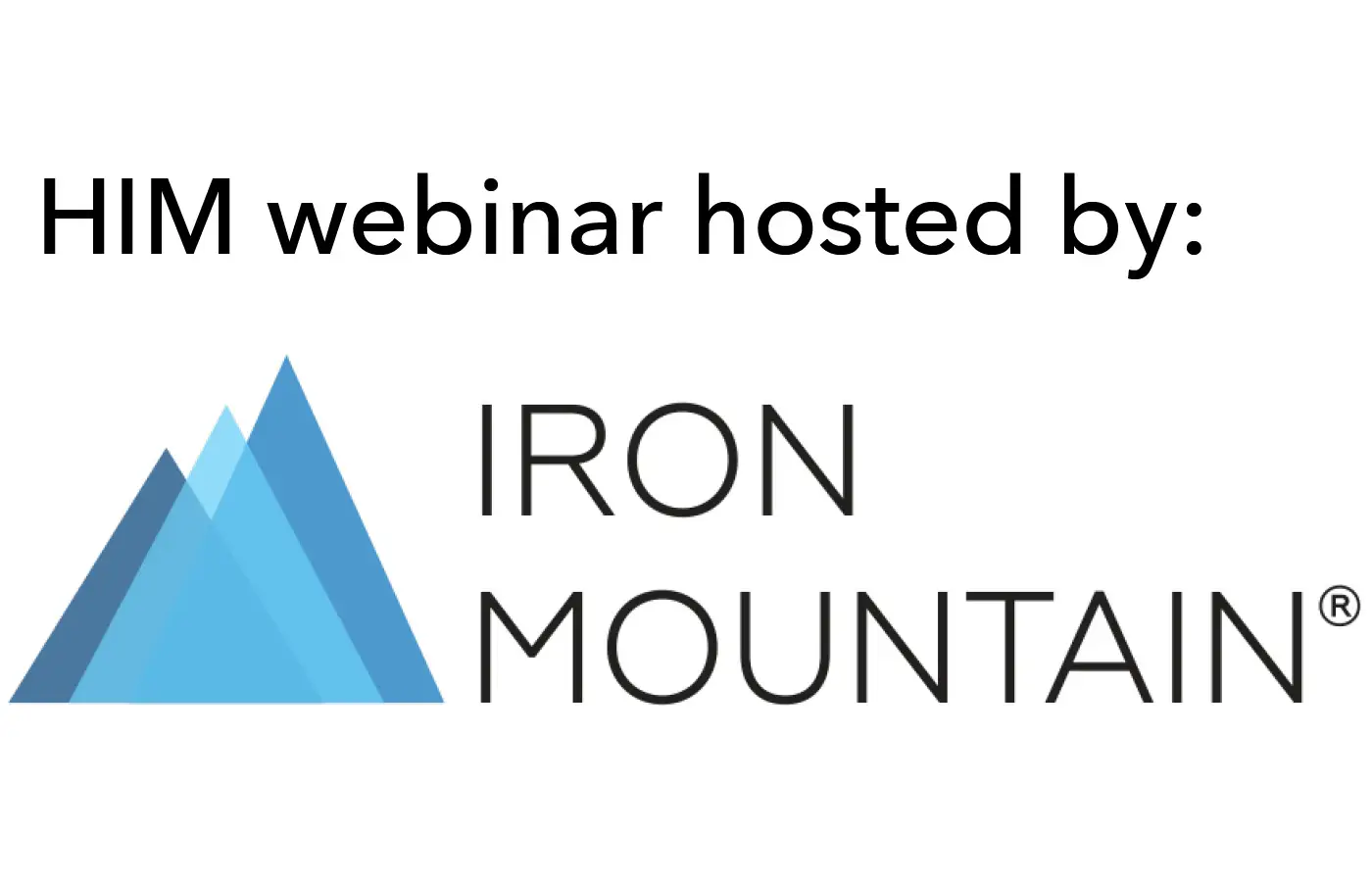 iron mountain webinar